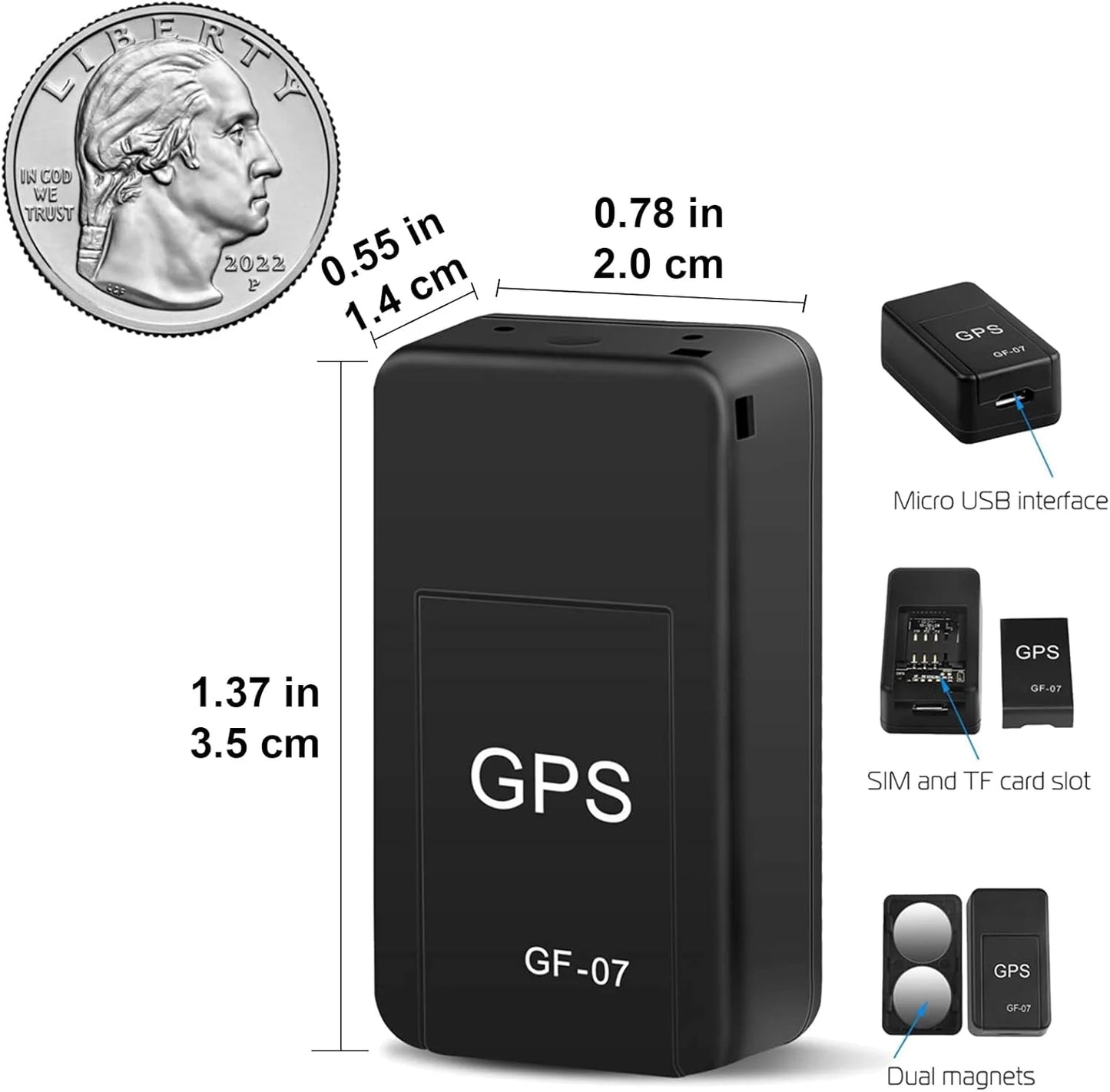 RASTREADOR GPS GF-07