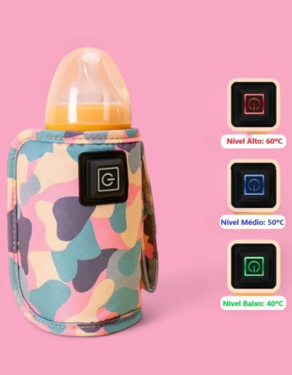 🍼 CALENTADOR DE BIBERÓN USB PORTÁTIL
